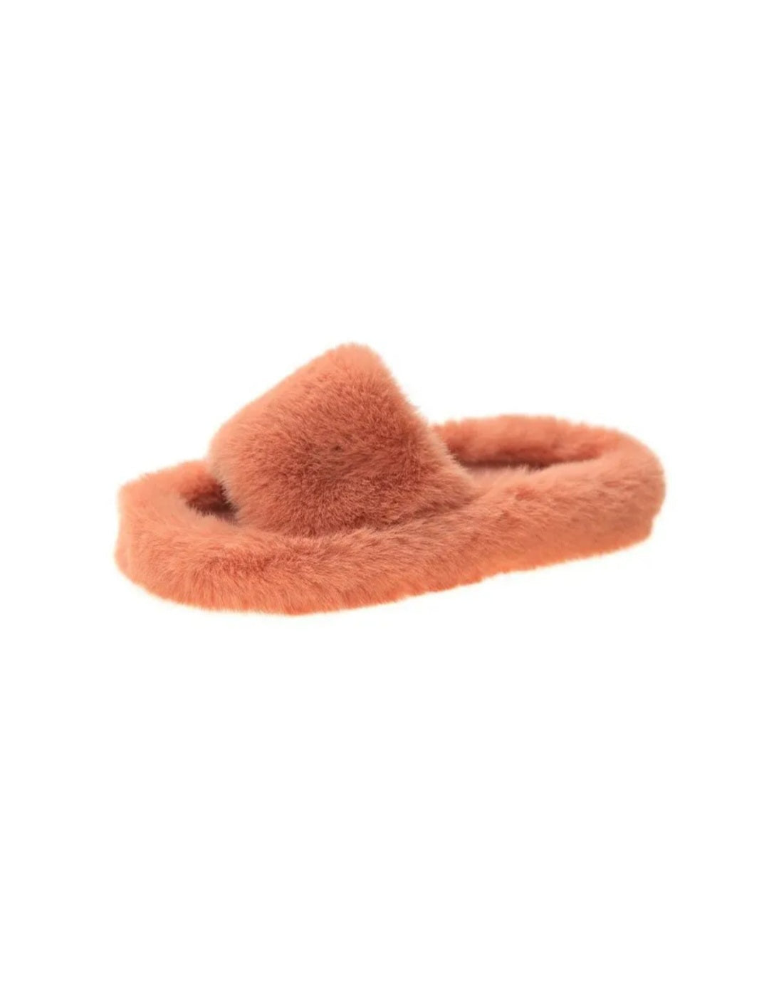 Ladies Fur Slippers Light Board Solid Color Home Shoes Women Shoes