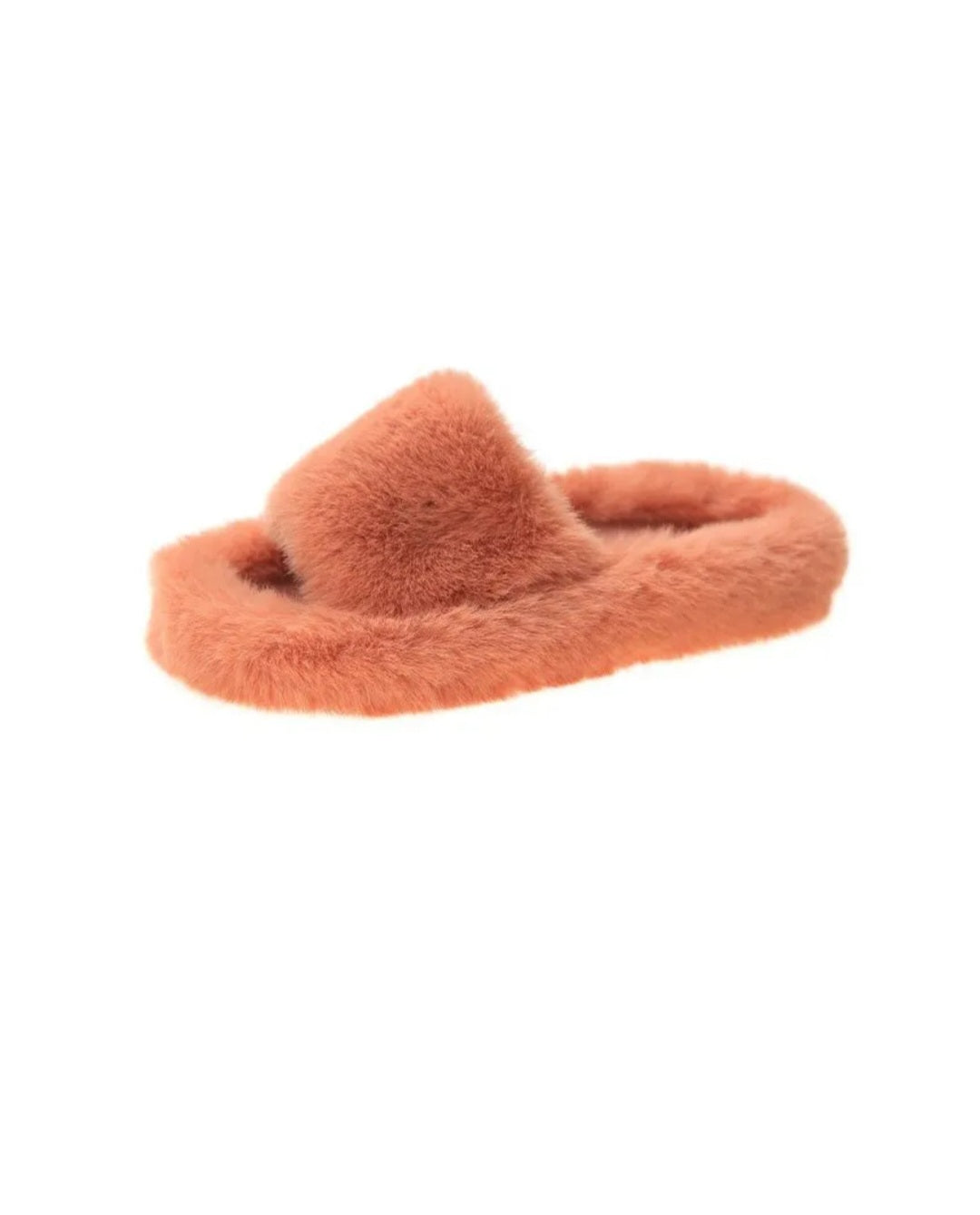 Ladies Fur Slippers Light Board Solid Color Home Shoes Women Shoes