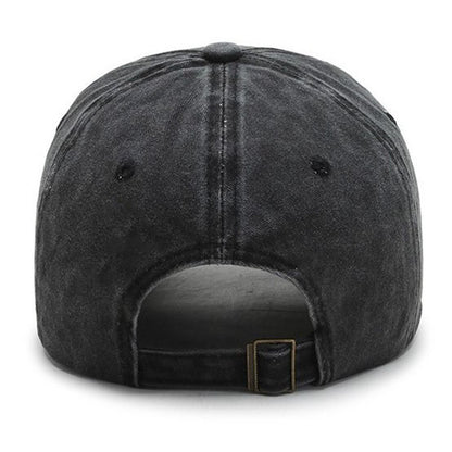 Retro Distressed Men And Women Peaked Cap