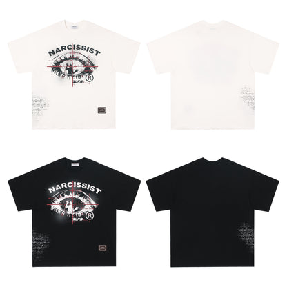 American Retro Hip Hop Gothic T-shirt