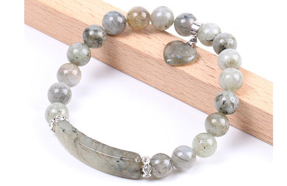 Natural Labradorite  Stone Bracelet