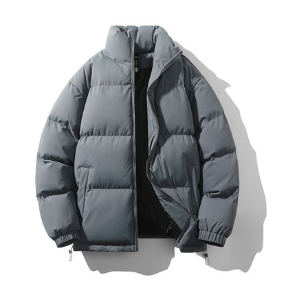 Men's Stand Collar Loose And Warm Down Coat