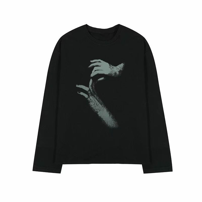 Loose Autumn Men's Bottoming Shirt Couple Outfit