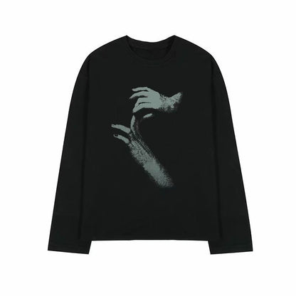 Loose Autumn Men's Bottoming Shirt Couple Outfit