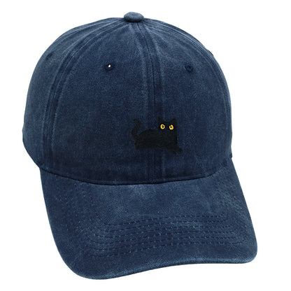 Retro Distressed Men And Women Peaked Cap