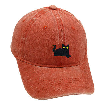 Retro Distressed Men And Women Peaked Cap