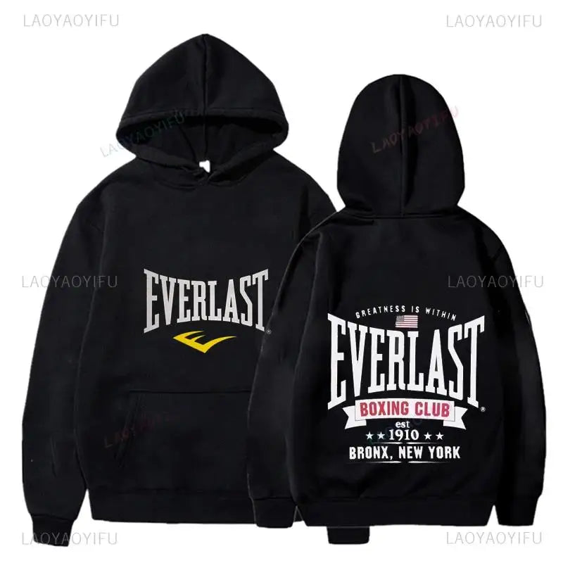 "Casual Everlast Hoodies."