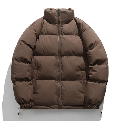 Men's Stand Collar Loose And Warm Down Coat